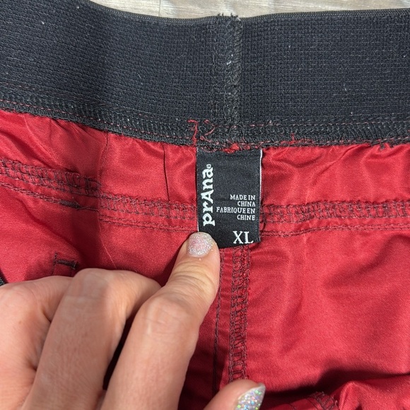 🏴 Prana Red Shorts size XL - Picture 5 of 9